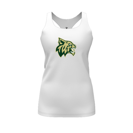 [FT0TRBWH-FYS-LOGO1] Decker Racerback Tank Top (Female Youth S, White, Logo 1)