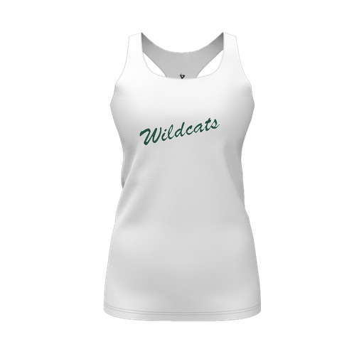 [CUS-DFW-RCBK-PER-WHT-FYS-LOGO2] Racerback Tank Top (Female Youth S, White, Logo 2)
