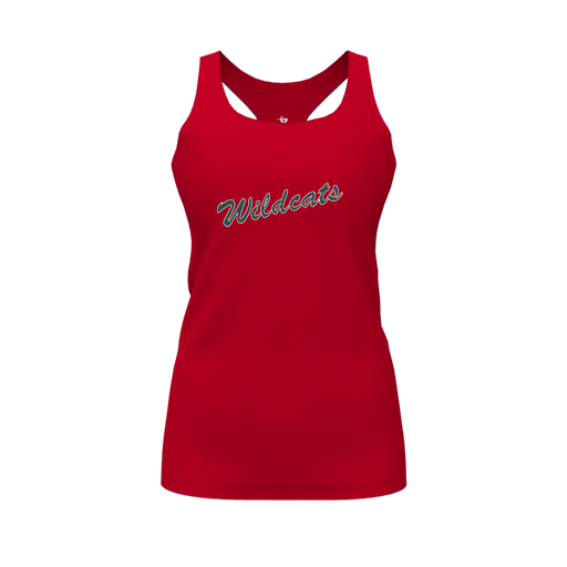 [FT0TRBRD-FYS-LOGO2] Decker Racerback Tank Top (Female Youth S, Red, Logo 2)