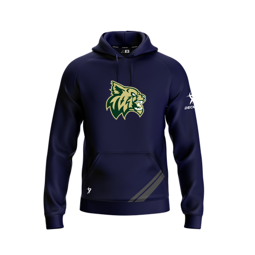 [FOLHSMNV-YXS-LOGO1] Decker Summit Hoodie (Youth XS, Navy, Logo 1)