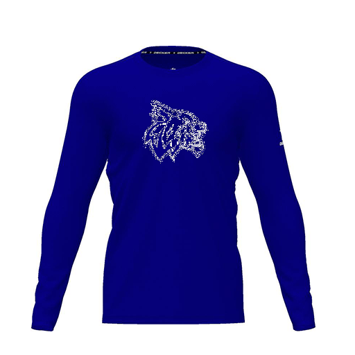 [FTLCDFRY-YXS-LOGO1] Dri Fit Performance T-Shirt (Youth XS, Royal, Logo 1, Long Sleeve)