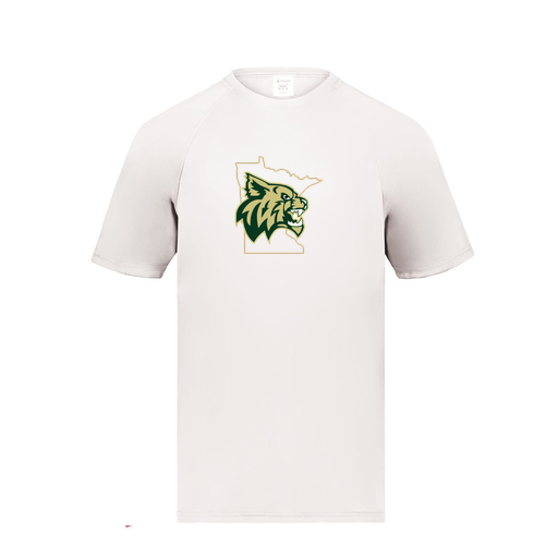 [2790.005.S-LOGO3] Men's Smooth Sport T-Shirt (Adult S, White, Logo 3)