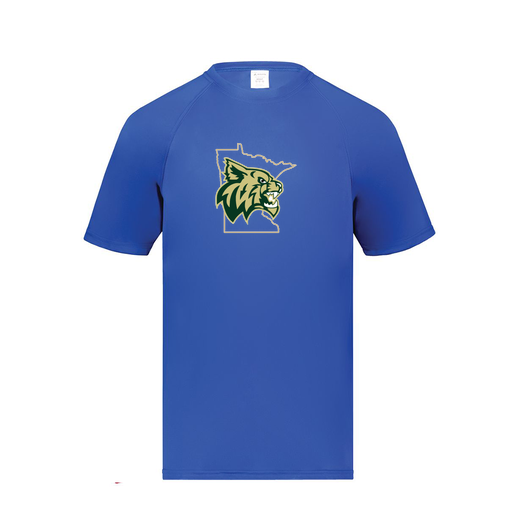 [2790.060.S-LOGO3] Men's Smooth Sport T-Shirt (Adult S, Royal, Logo 3)