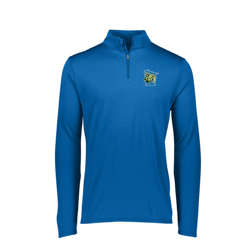 [FTLQFLRY-FAXS-LOGO3] Decker Women's Flex-Lite 1/4 Zip Shirt (Female Adult XS, Royal, Logo 3)
