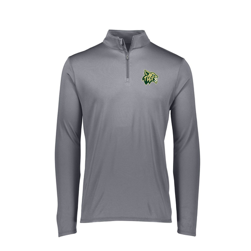 [FTLQFLGY-FAXS-LOGO1] Decker Women's Flex-Lite 1/4 Zip Shirt (Female Adult XS, Gray, Logo 1)