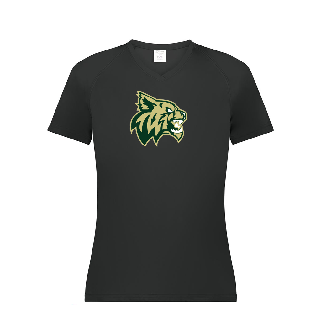 Ladies Smooth Sport V-Neck T-Shirt