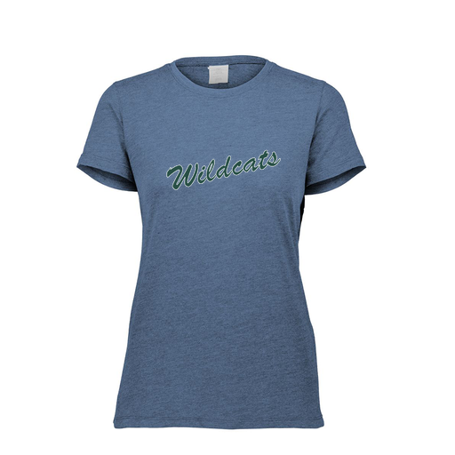 [FTSCUBNV-FAXS-LOGO2] Decker Women's Tri-Blend T-Shirt - Short Sleeve (Female Adult XS, Navy, Logo 2)