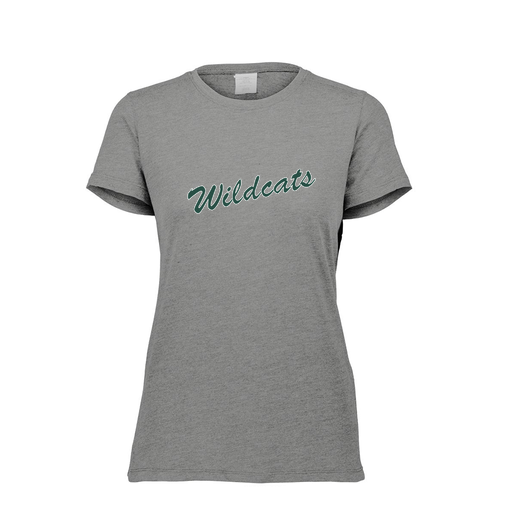 [FTSCUBGY-FAXS-LOGO2] Decker Women's Tri-Blend T-Shirt - Short Sleeve (Female Adult XS, Gray, Logo 2)