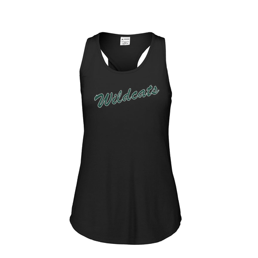[FT0TUBBK-FAS-LOGO2] Ladies Tri Blend Tank Top (Female Adult S, Black, Logo 2)