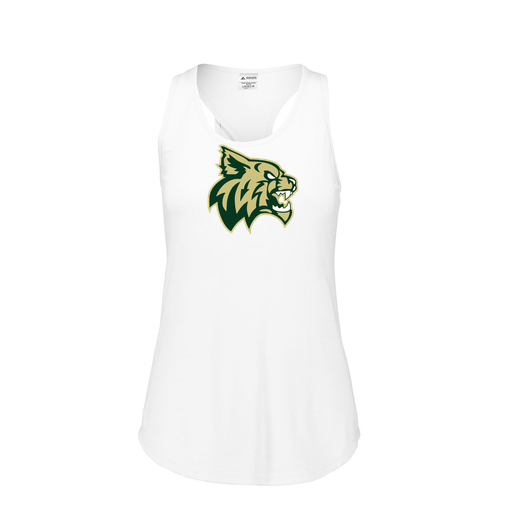 [3078.005.S-LOGO1] Ladies Tri Blend Tank Top (Female Adult S, White, Logo 1)