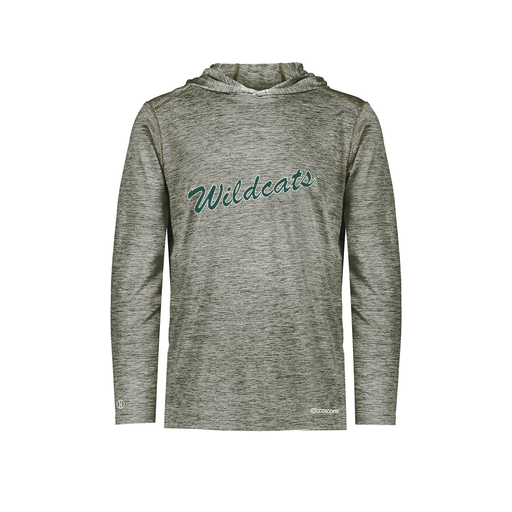 [FOLHCGGY-AS-LOGO2] Men's Charge Hoodie (Adult S, Gray, Logo 2)