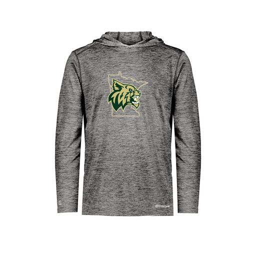 [FOLHCGBK-YS-LOGO3] Decker Youth Charge Hoodie (Youth S, Black, Logo 3)