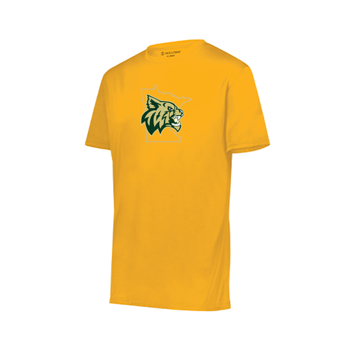 [222818.025.S-LOGO3] Men's Movement Dri Fit Shirt (Adult S, Athletic Gold, Logo 3)