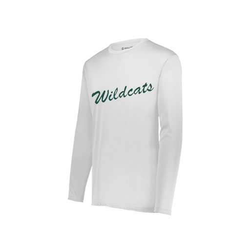 [222822.005.XS-LOGO2] Men's LS Smooth Sport Shirt (Adult XS, White, Logo 2)