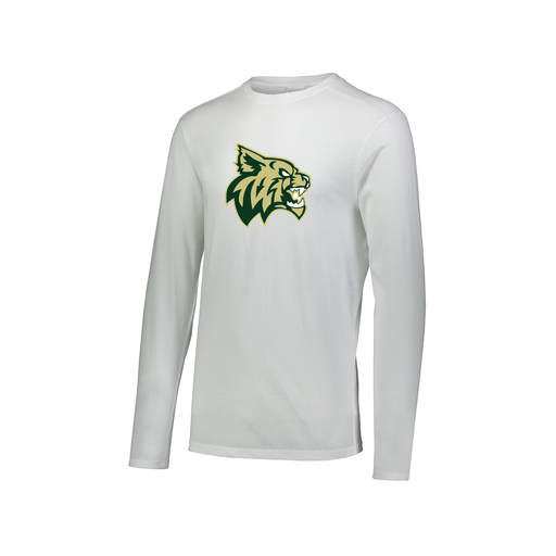 [3075.005.XS-LOGO1] Men's LS Ultra-blend T-Shirt (Adult XS, White, Logo 1)