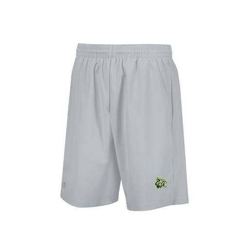 [229556.099.XS-LOGO3] Men's Weld Short (Adult XS, Silver, Logo 3)