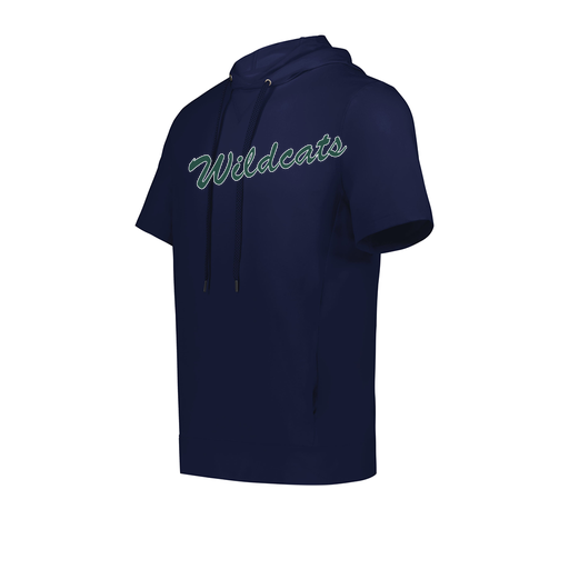 [222605.065.S-LOGO2] YOUTH VENTURA SOFT KNIT SHORT SLEEVE HOODIE (Youth S, Navy, Logo 2)