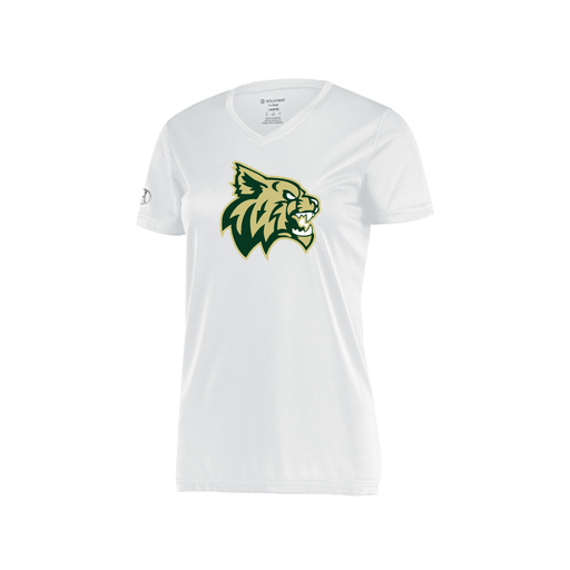 [222820.005.S-LOGO1] Ladies Movement Dri Fit Shirt (Female Adult S, White, Logo 1)