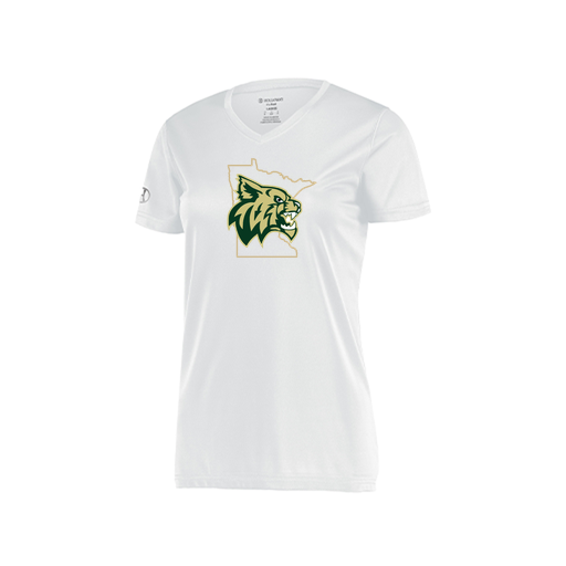 [222820.005.S-LOGO3] Ladies Movement Dri Fit Shirt (Female Adult S, White, Logo 3)